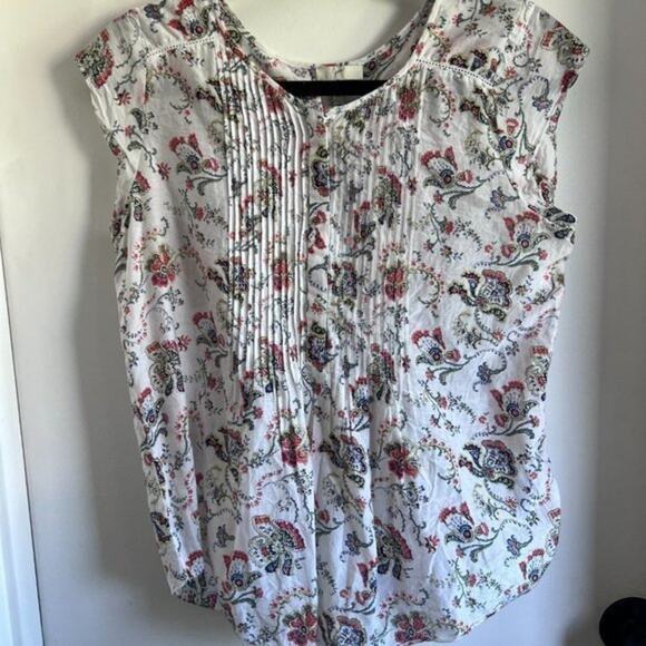 Joie Light and Airy Floral Print Top Blouse - xs - Picture 2 of 10